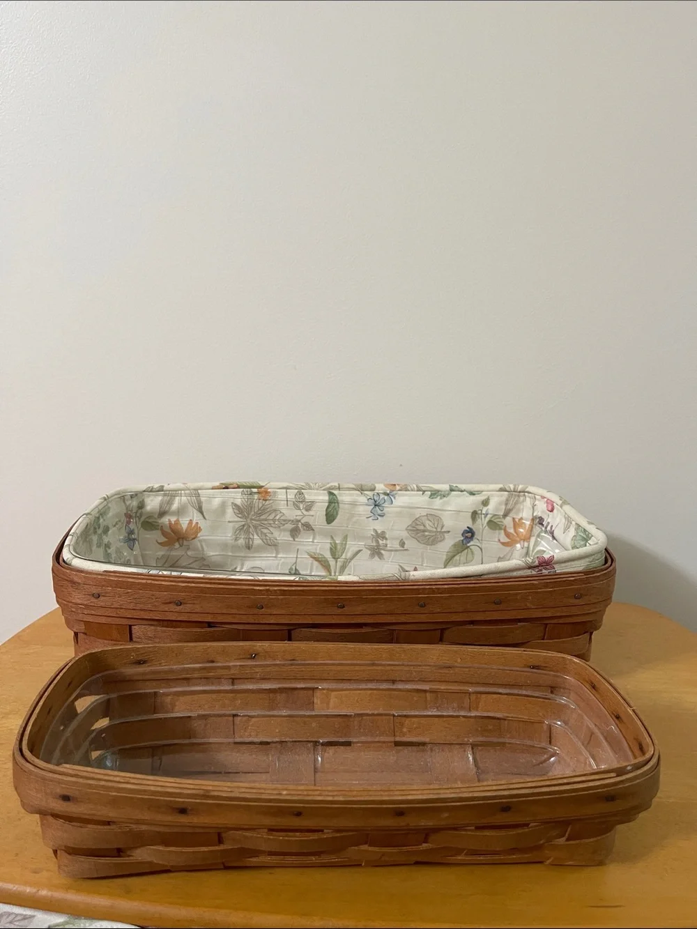 Longaberger Bread and Cracker Basket Combo